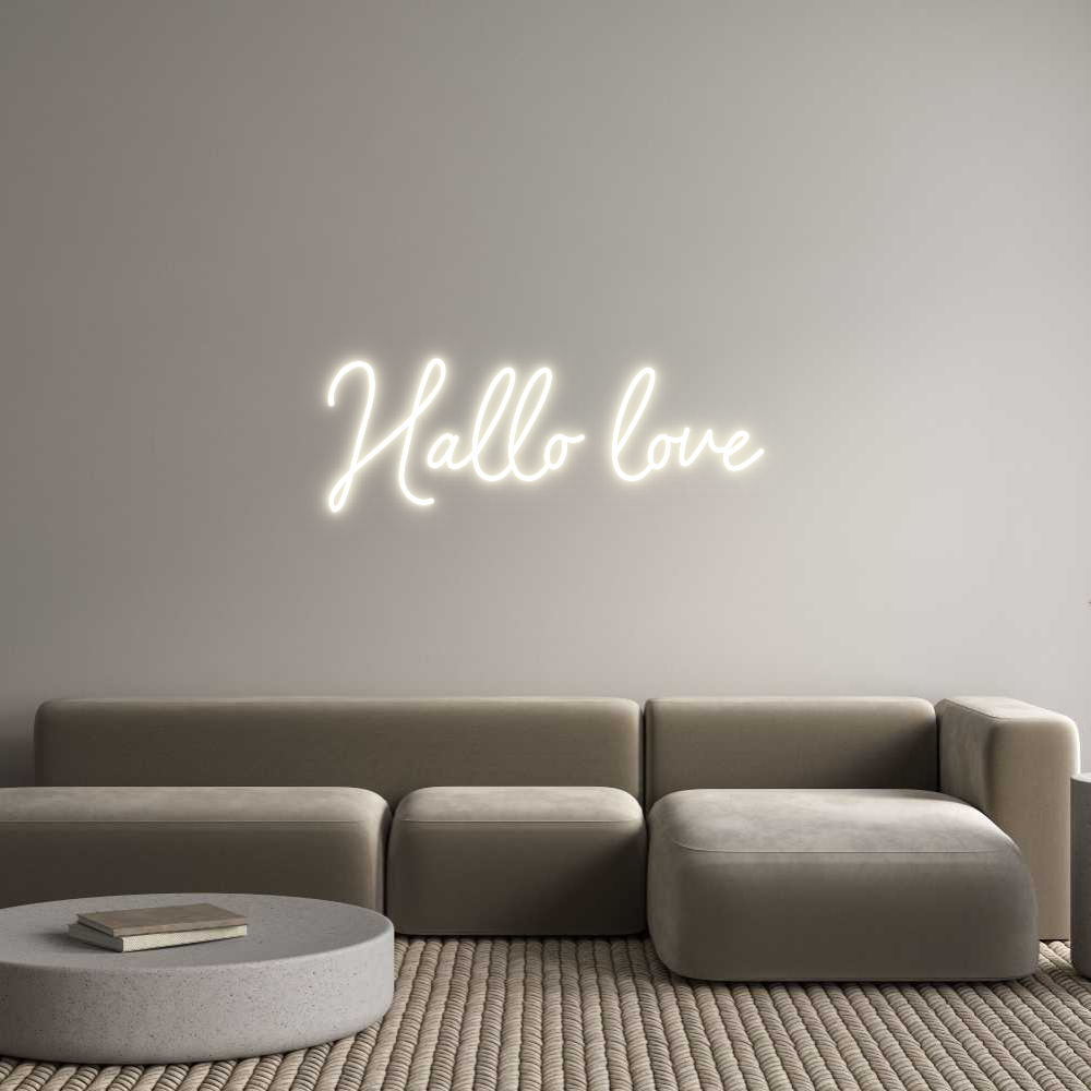NEONSIGN: Hallo love