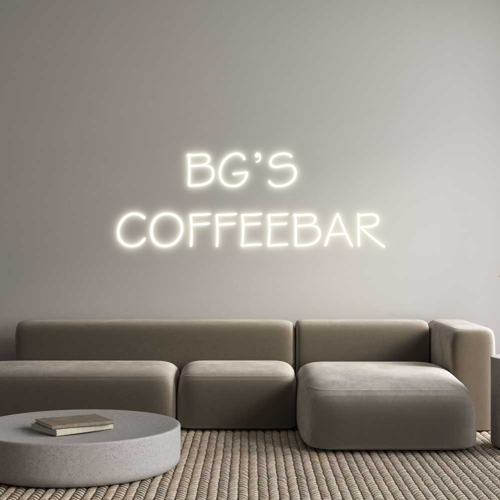 NEONSIGN: BG’S 
COFFEE...