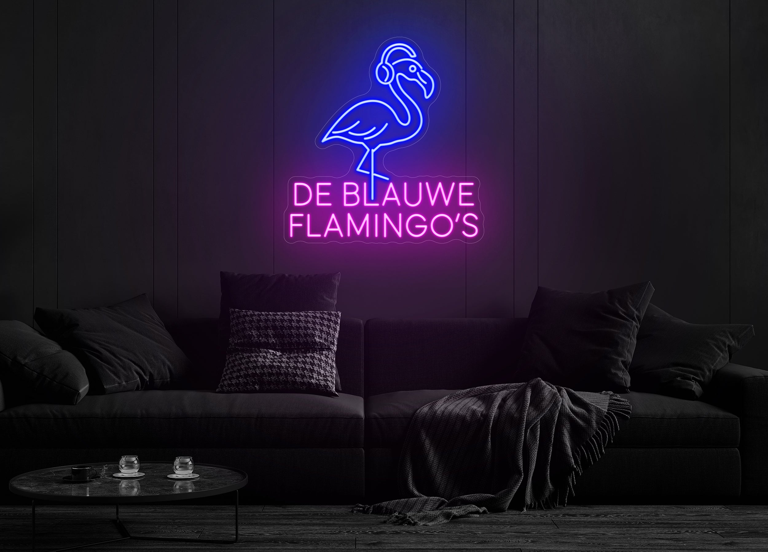 De Blauwe Flamingo's