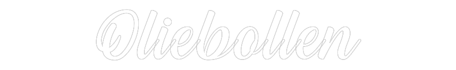 NEON-ART: Oliebollen