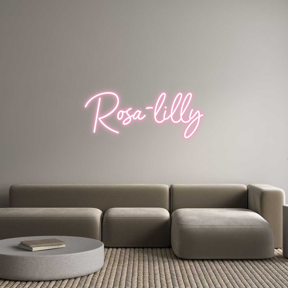 NEONSIGN: Rosa-lilly