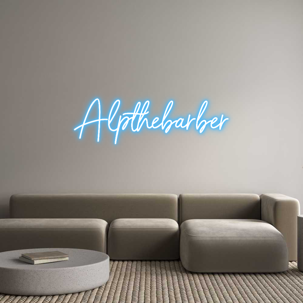 NEONSIGN: Alpthebarber