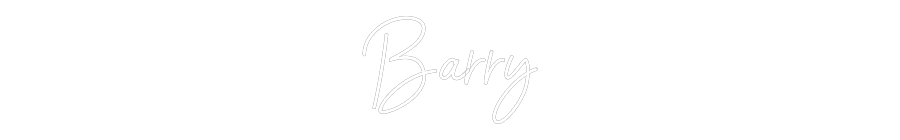 NEONSIGN: Barry