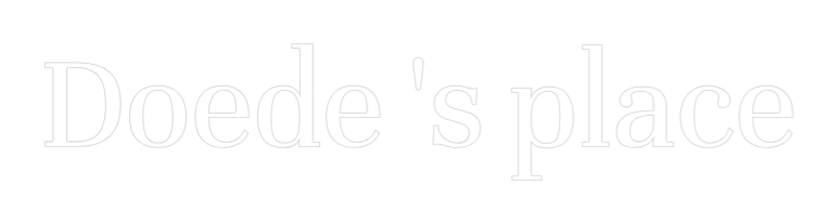 NEONSIGN: Doede 's place