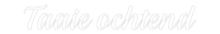 NEONSIGN: Taaie ochtend
