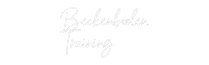 NEONSIGN: Beckenboden
...