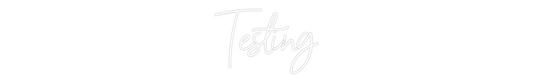 NEONSIGN: Testing