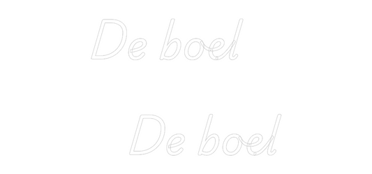 NEONSIGN: De boel 

 ...